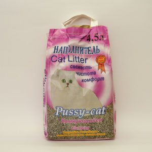 Наполнитель Пусси Кэт (комкующийся ), уп. 4.5 л