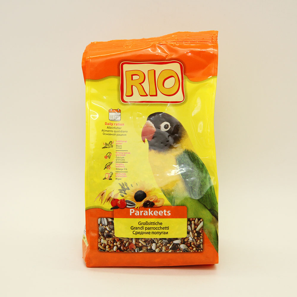 РИО (Rio) Корм для средних попугаев. Основной рацион, уп. 500 г