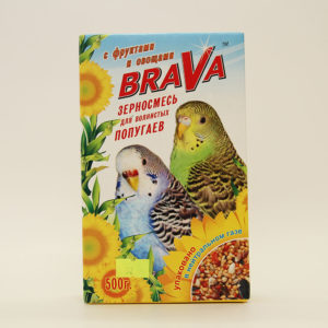 Brava корм для попугаев, фрукты и овощи, 500 гр.
