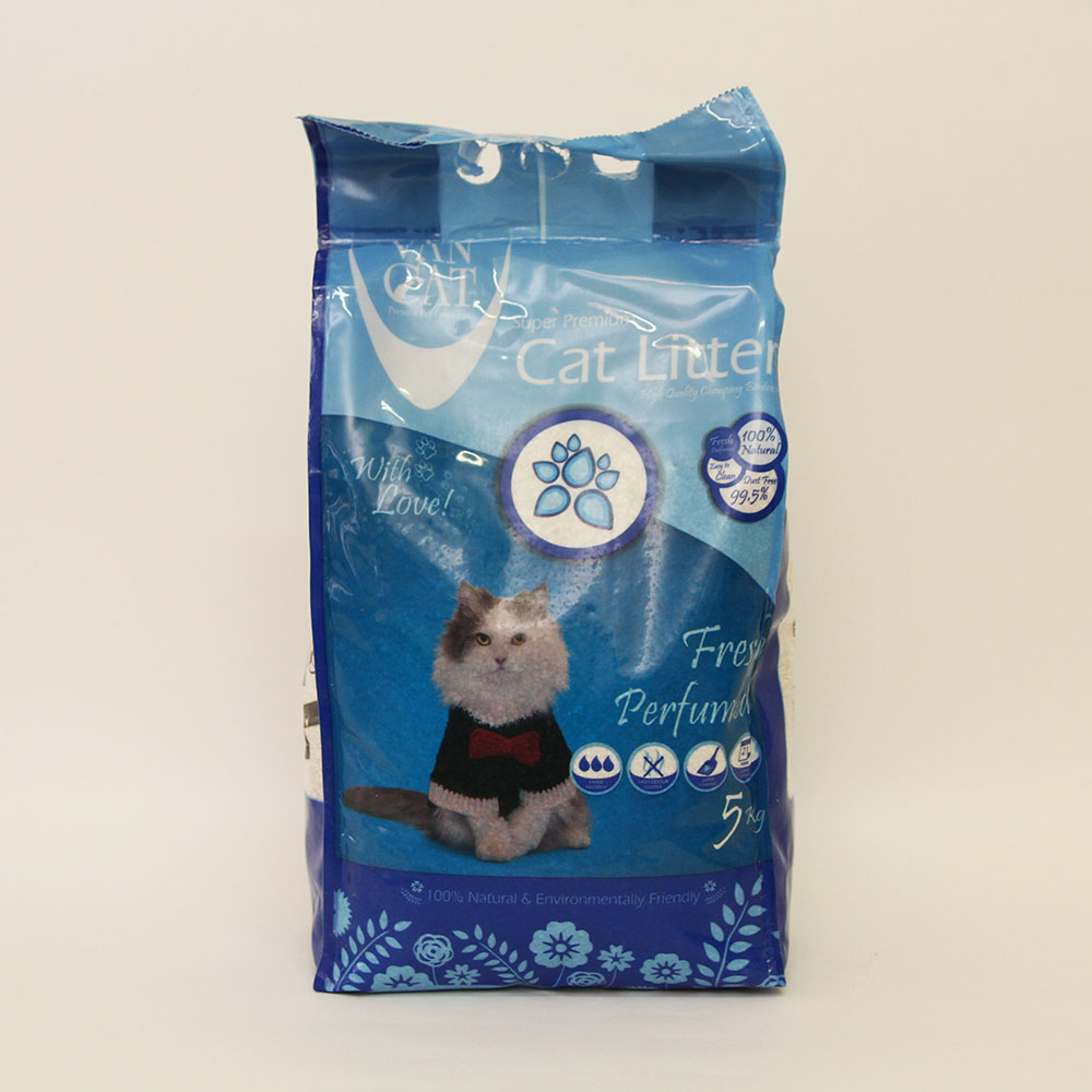 Комкующийся наполнитель Van Cat без пыли с ароматом весенней свежести, пакет, Fresh