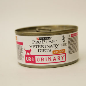 Ветеринарная диета для кошек при мочекаменной болезни (PVD UR Urinary Feline), Индейка, банка 195 г