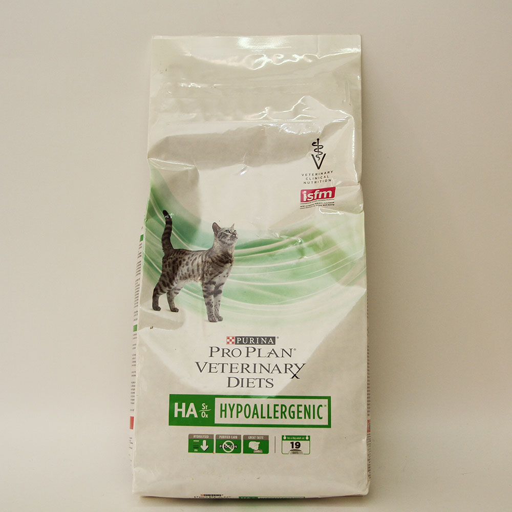 Ветеринарная диета для кошек при пищевой Аллергии (PVD HA HypoAllergenic Feline), уп. 1,5 кг