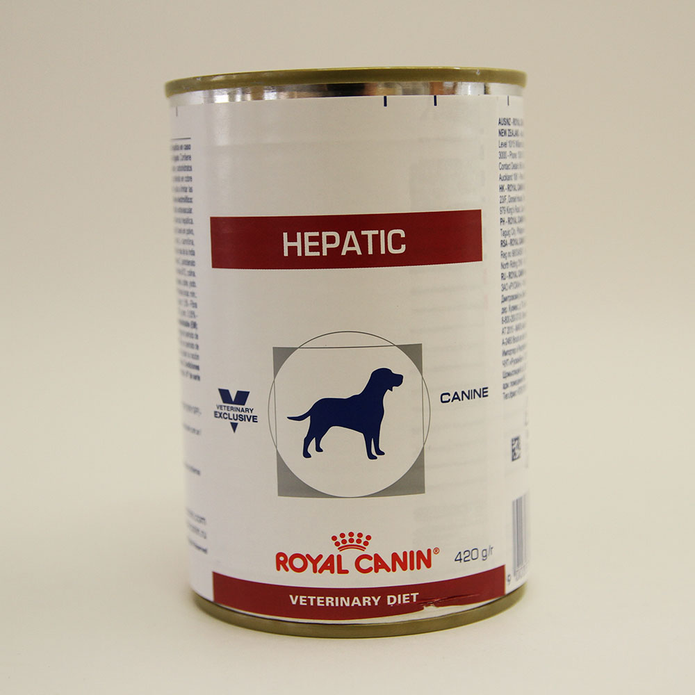 Роял Канин Диета для собак при заболеваниях печени (Hepatic Canine), банка 420 г