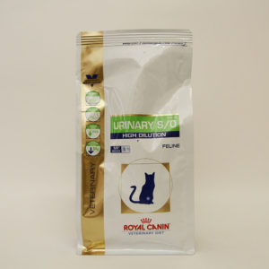 Роял Канин Диета для кошек при МКБ быстрое растворение струвитов (Veterinary Diet Feline Urinary S/O High Dilution UHD34), уп. 400 г