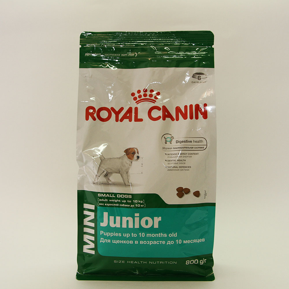 Роял Канин для щенков мелких пород от 2 до 10 месяцев (Royal Canin Mini Junior), уп. 800 г