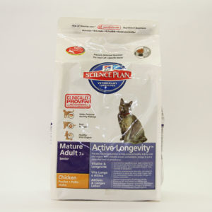 Хиллс для пожилых кошек (Feline Mature Adult 7+ Active Longevity), Курица, уп. 2 кг