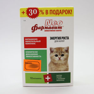 Витаминно-минеральный комплекс «Фармавит Neo» для котят, уп. 60 таб.