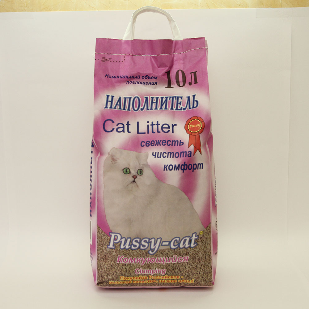 Наполнитель Пусси Кэт (комкующийся ), уп. 10 л