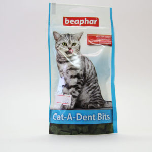 БЕАФАР CAT-A-DENT BITS ПОДУШЕЧКИ ДЛЯ ВЫВЕДЕНИЯ ШЕРСТИ (BEAPHAR CAT-A-DENT BITS ), УП. 35 Г