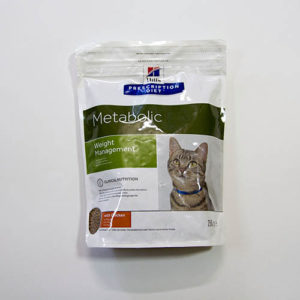 Лечебный корм Хиллс для кошек при ожирении, Коррекция веса (Hill's PD Feline Metabolic), уп. 250 г