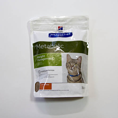 Лечебный корм Хиллс для кошек при ожирении, Коррекция веса (Hill's PD Feline Metabolic), уп. 250 г
