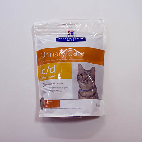 Лечебный корм Хиллс для кошек с мочекаменной болезнью (Hill's PD Feline C/D ), Курица,уп. 400 г