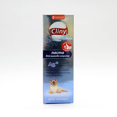 Cliny Паста для вывода шерсти для кошек, уп. 30 мл