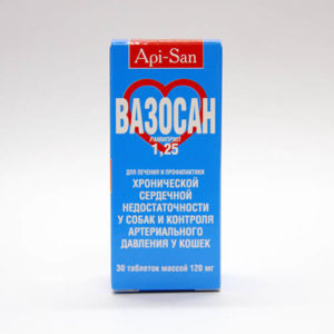 Вазосан 1,25, уп. 30 таб